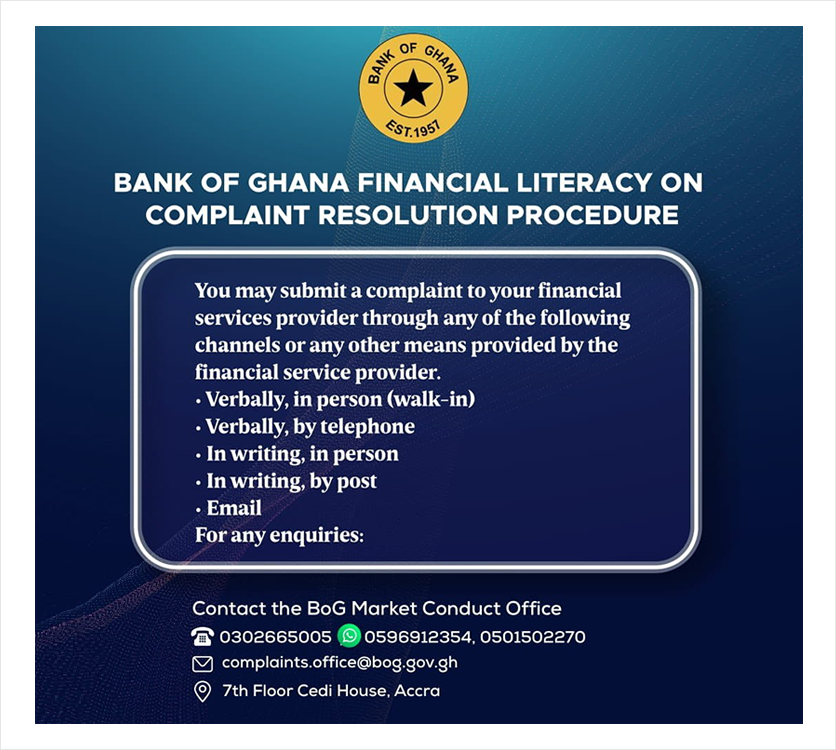 The Bank of Ghana also has its own educational material on IDR