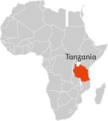 Map of Tanzania