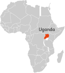 Map of Uganda