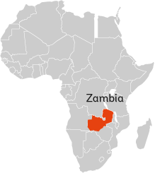 Map of Zambia