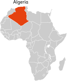 Map of Algeria