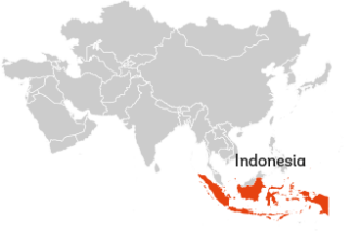 Map of Indonesia