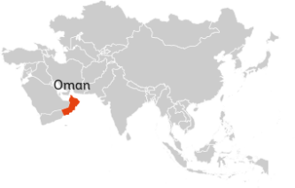 Map of Oman