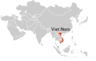 Map of Viet Nam