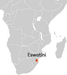 Map of Eswatini